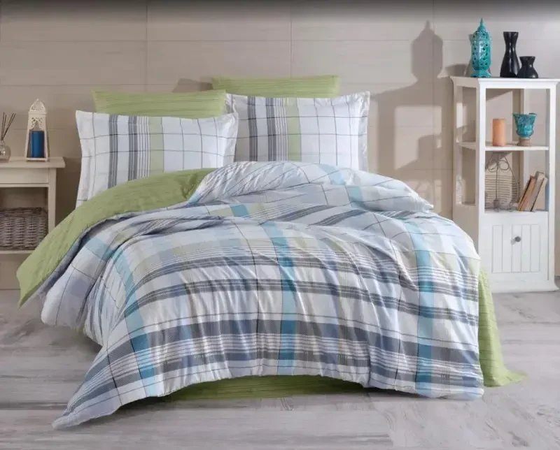 Hobby Double Ranforce Duvet Cover Set Vivaldi Turquoise - 1