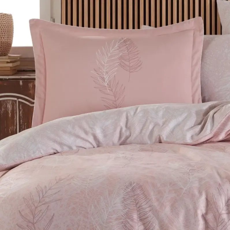 Hobby Double Satin Bed Linen Fiona Powder - 2