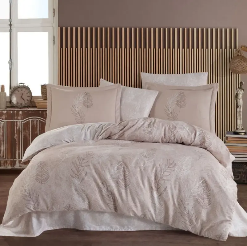 Hobby Ikki kishilik Atlas mato kiyim-yostigʻi Fiona Cream - 1