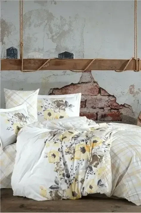 Hobby Kingsize Poplin Duvet Cover Belinda Yellow - 1