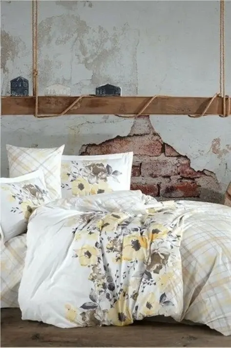 Hobby Kingsize Poplin Yopinqich Belinda Sariq - NEVRESIMDUNYASI