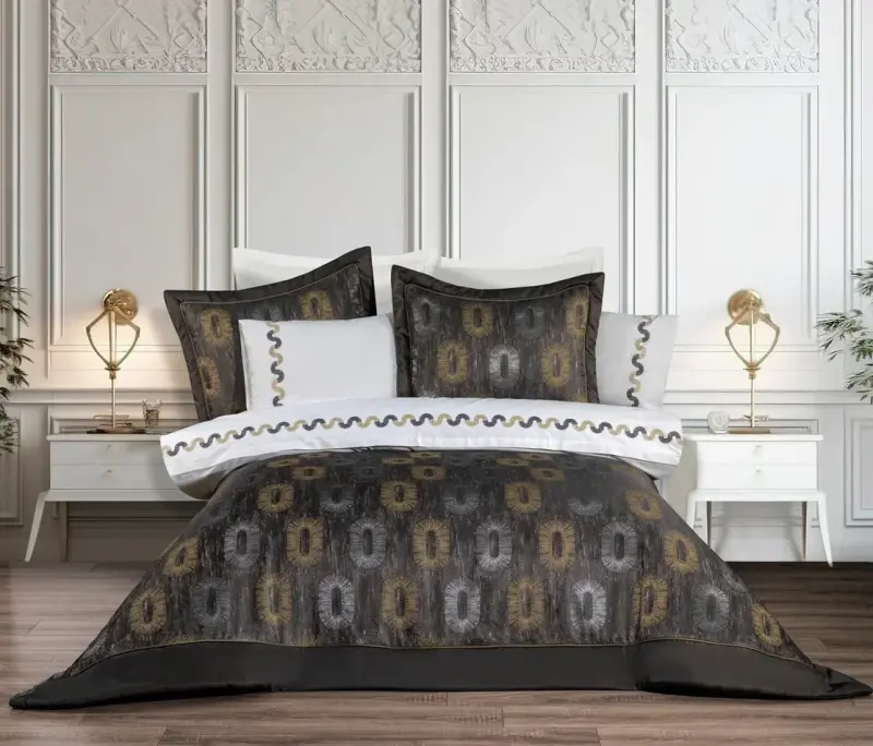 Hobby New Chasmere Çeyiz Seti Hardal - NEVRESIMDUNYASI