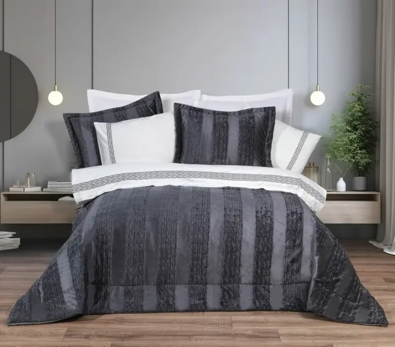 Hobby Nirvana Yatak Örtüsü Seti İndigo - NEVRESIMDUNYASI