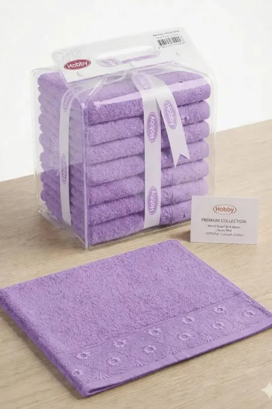 Hobby Rainbow 30X50 10-Piece Kitchen Towel Lilac - NEVRESIMDUNYASI