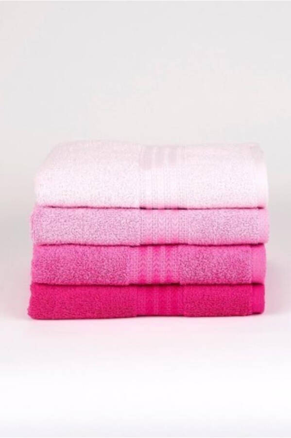 Hobby Rainbow 4-Piece 50x90 Towel Set Pink - 9