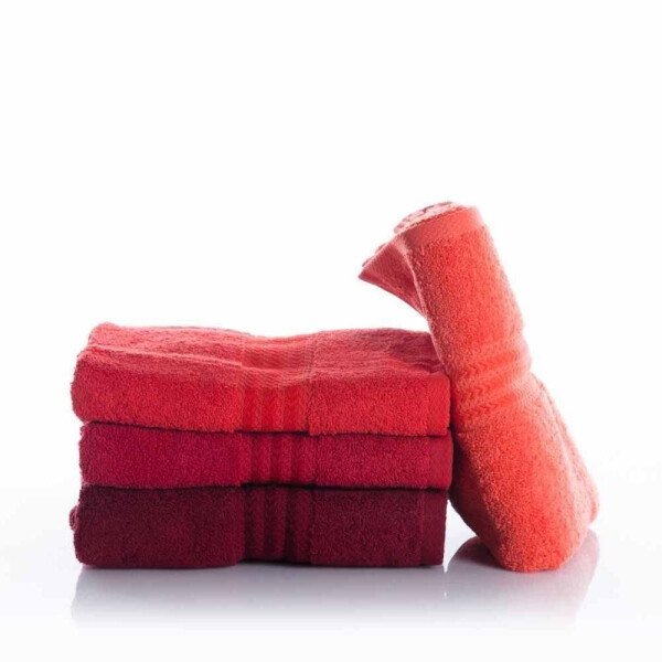 Hobby Rainbow 70X140 4-Piece Towel Set Red - 5