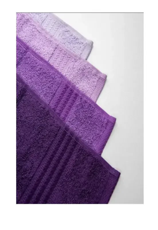 Hobby Rainbow Set of 4 50x90 Towels Purple - 4