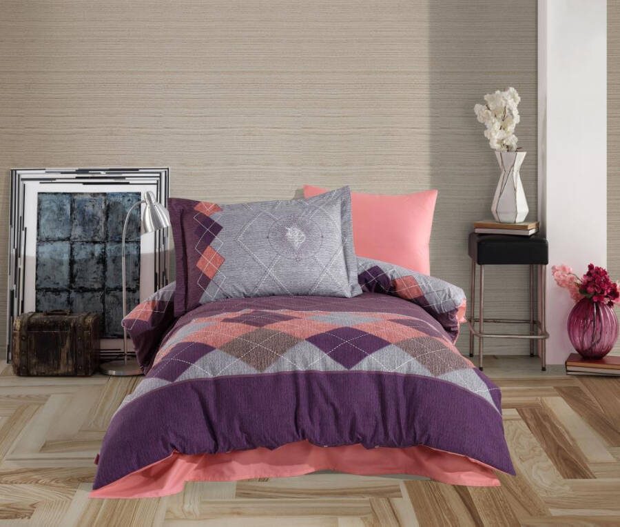 Hobby Single Poplin Bed Linen Set Carilla Pink - 3