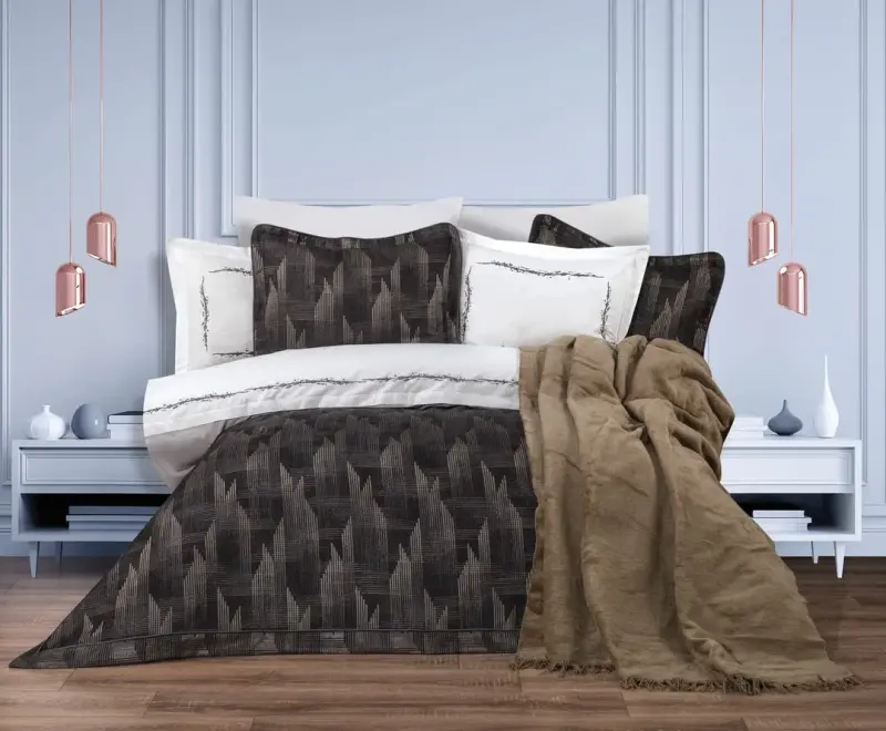 Hobby Trendy Ritim Çeyiz Seti Antrasit - 1