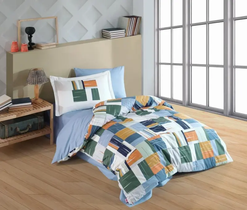 Hobby Yagona shaxslik Poplin choyshab to'plami Dream apelsin - 1
