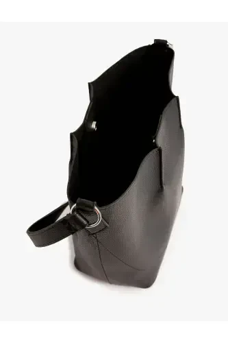 Hobo Bag Faux Leather Large Size - 5