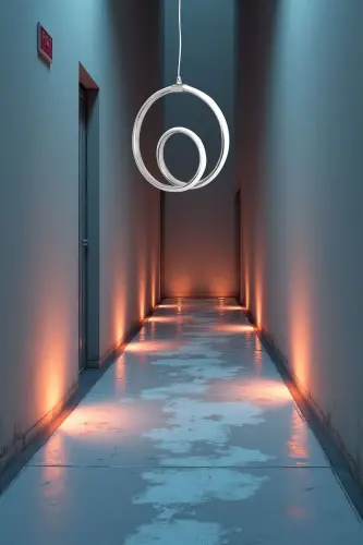 Hol Antre Oturma Odası Tekli Ledli Avize-KROM KAPLAMA - HARNELLI (1)