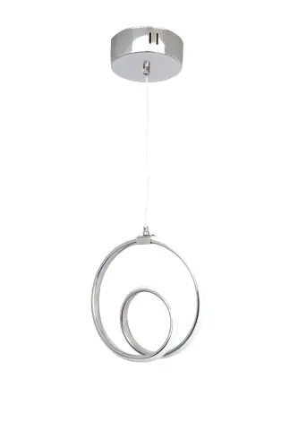 Hol Antre Oturma Odası Tekli Ledli Avize-KROM KAPLAMA - 3