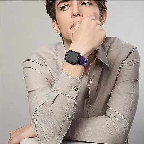 Holiday Strap Совместим с Apple Watch Band 38mm 40mm 41mm 42mm 44mm 45mm 46mm 49mm, регулируемые сменные мягкие силиконовые мультяшные спортивные браслеты для iWatch Ultra Series 10 9 8 7 6 5 4 3 2 1 SE - 4