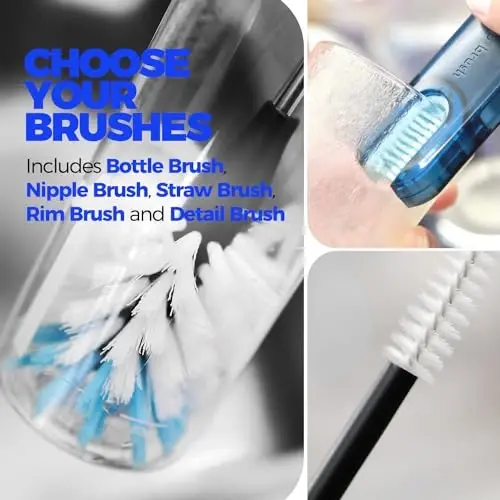 Holikme 6 Pack Bottle Brush Set, 14