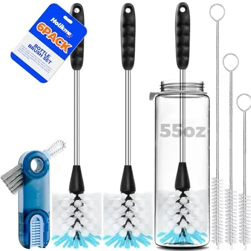 Holikme 6 Pack Bottle Brush Set, 14