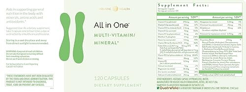 Holistik Sağlık Hepsi Bir Arada Çoklu Vitamin ve Mineral Antioksidan Desteği İçin, Metilasyonu Desteklemek ve Bağışıklık Gücünü Artırmak İçin Çoklu Mineral Takviyesi, 120 Kapsül - 4