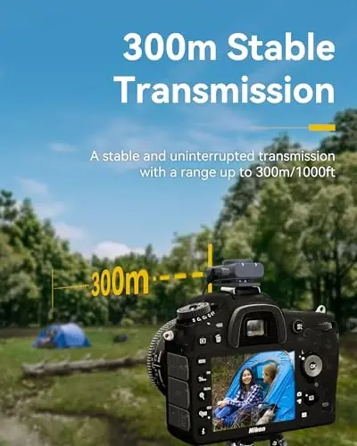 Hollyland Lark M2 iPhone/Kamera/Android/PC uchun simsiz mikrofon, 48kHz/24-bit Yuqori sifatli ovoz, 300m masofa, shovqinni bekor qilish, 40sot foydalanish, YouTube, Vlog, Striming (Qora, Kamera RX + USB-C RX bilan) - 4