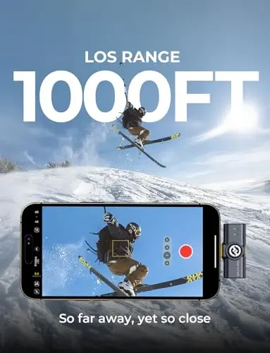 Hollyland Lark M2 Wireless Microphone for iPhone/Camera/Android/PC, 48kHz/24-bit High Fidelity Audio, 300m Range, Noise Cancelling, 40h Use, YouTube, Vlog, Streaming (2TX + 3RX + Charging Case) - 5