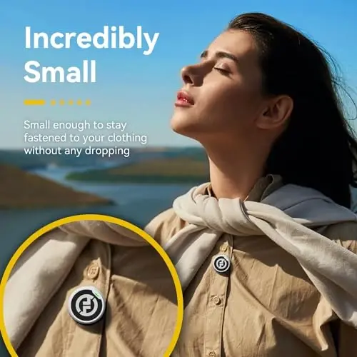 Hollyland Lark M2 Wireless Microphone for iPhone15/16 & Androids, Mini Microphone, 1000ft Range, Hi-Fi Audio, Noise Cancelling, 30h Use, Video Recording (2TX + USB-C RX + Charging Case) - 2