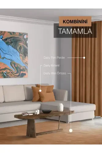 Home Daily Series Antik Renk Ada Fon Perde-Antik Renk - 7