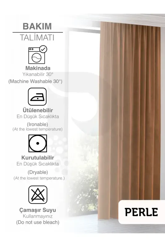 Home Daily Series Antique Color Island Background Curtain-Antique Color - 5