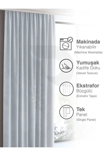Home Daily Series Beyaz Ada Fon Perde-Beyaz - 3