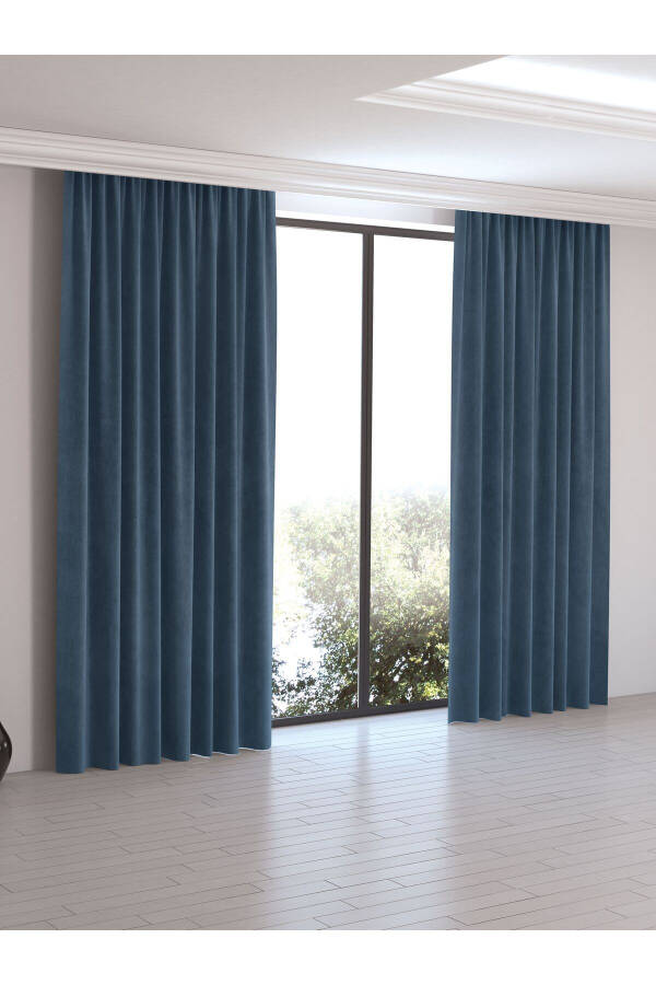 Home Daily Series Deep Blue Island Blackout Curtain - 1