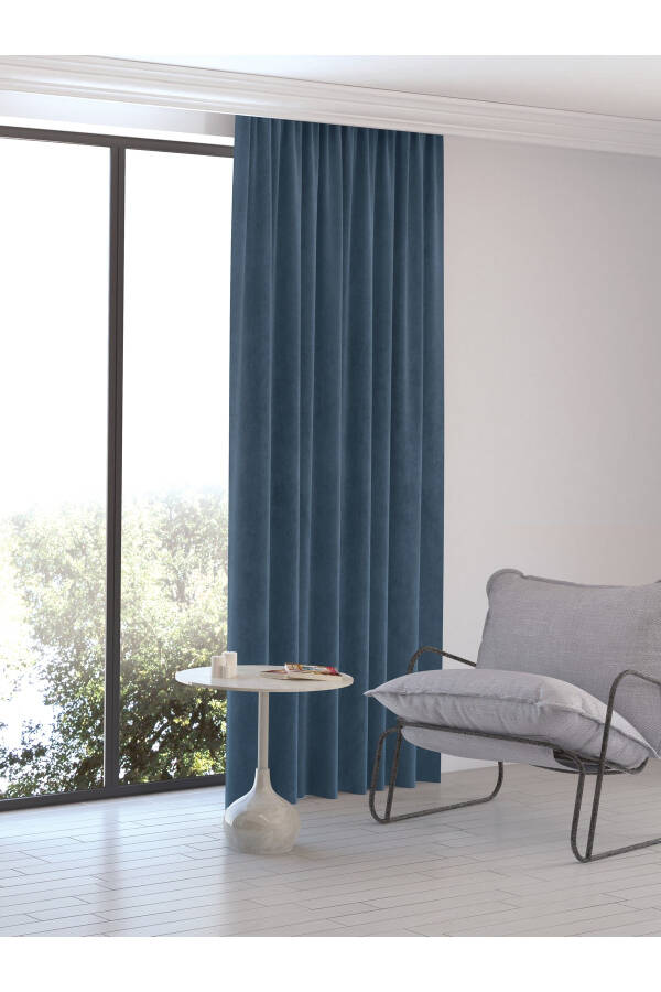 Home Daily Series Deep Blue Island Blackout Curtain - 10