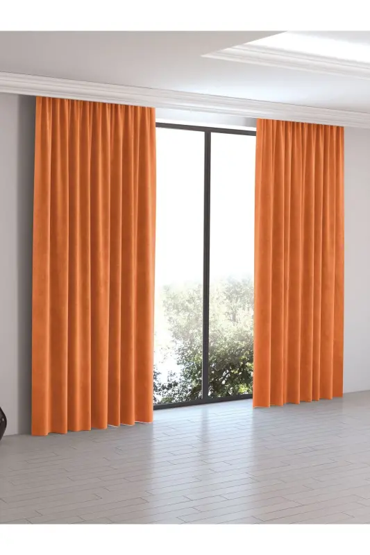 Home Daily Series Mandalina Rengi Ada Fon Perde-Mandalina - 2