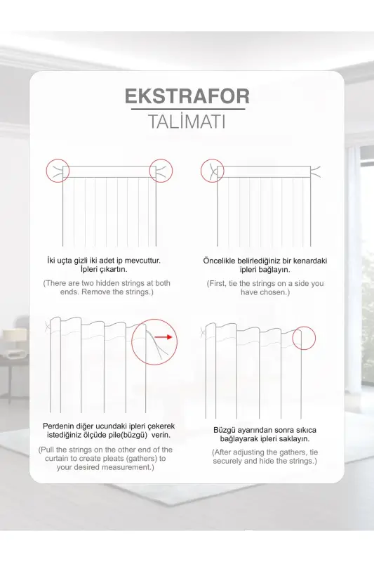 Home Daily Series Saffron Color Island Back Panel Curtain-Saffron - 6