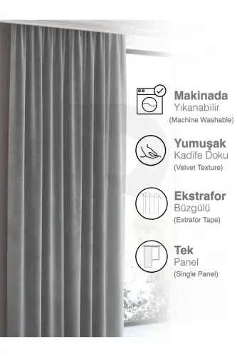 Home Daily Series Светло-серый островной фон занавес - Светло-серый - 5