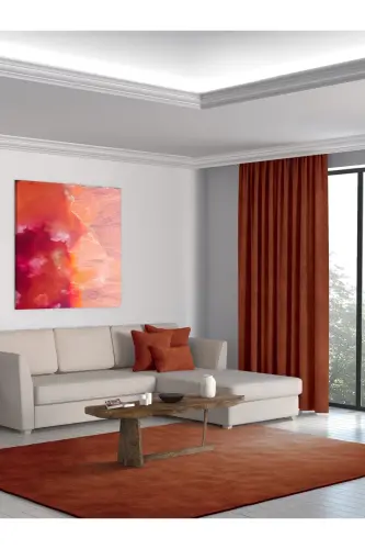 Home Daily Series Tarçın Rengi Ada Fon Perde-Tarçın Rengi - PERLE (1)