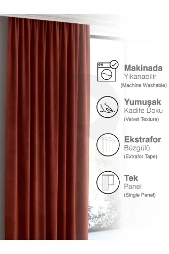 Home Daily Series Tile Color Island Background Curtain - 5