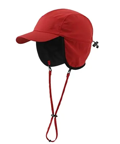 Home Prefer Erkaklar uchun Vizorli Issiq Fleece Astarlı Beyzbol Kepka Quloqchinli Askeriy Kepka Qishki Suv o'tkazmaydigan Shlyapalar - MODAZONE