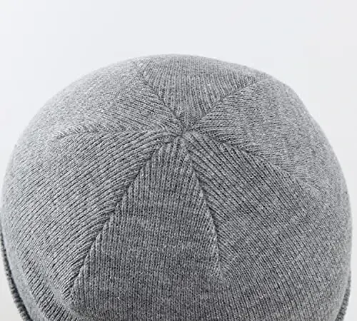 Home Prefer Mens Winter Hats Acrylic Knit Cuff Beanie Cap Warm Womens Beanie Hat - 4