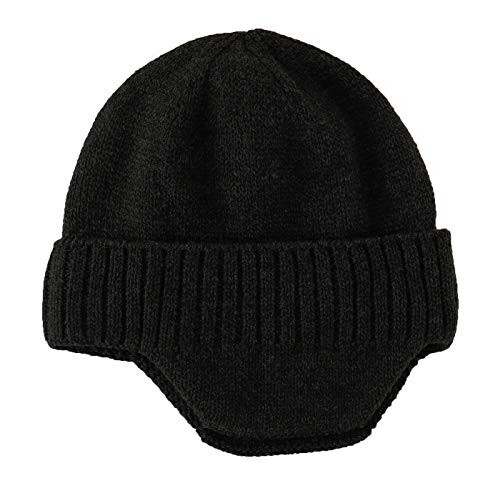 Home Prefer Mens Winter Hat Knit Earflap Hat Stocking Caps with Ears Beanie Hat - 2