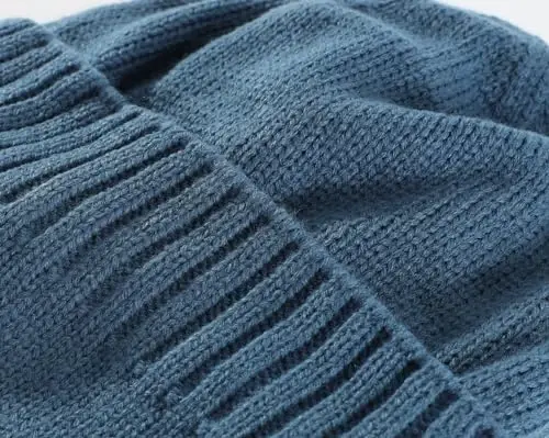 Home Prefer Mens Winter Hat Knit Earflap Hat Stocking Caps with Ears Beanie Hat - 4