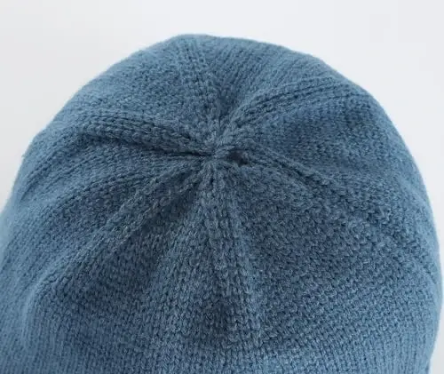 Home Prefer Mens Winter Hat Knit Earflap Hat Stocking Caps with Ears Beanie Hat - 5