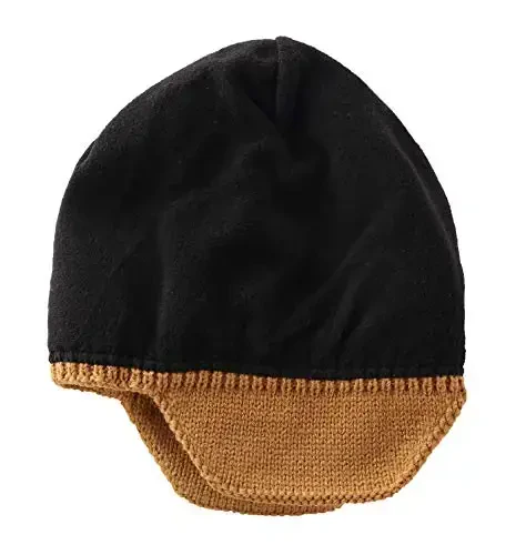 Home Prefer Mens Winter Hat Knit Earflap Hat Stocking Caps with Ears Beanie Hat - HOME (1)