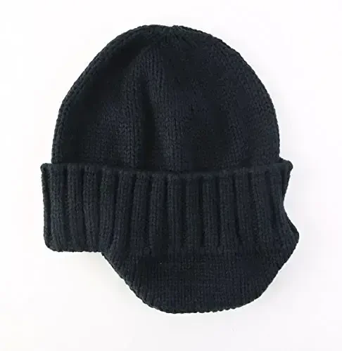 Home Prefer Mens Winter Hat Knit Earflap Hat Stocking Caps with Ears Beanie Hat - 3