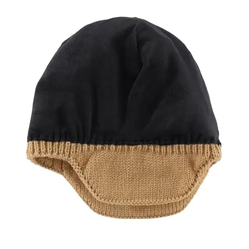 Home Prefer Mens Winter Hat Knit Earflap Hat Stocking Caps with Ears Beanie Hat - 6