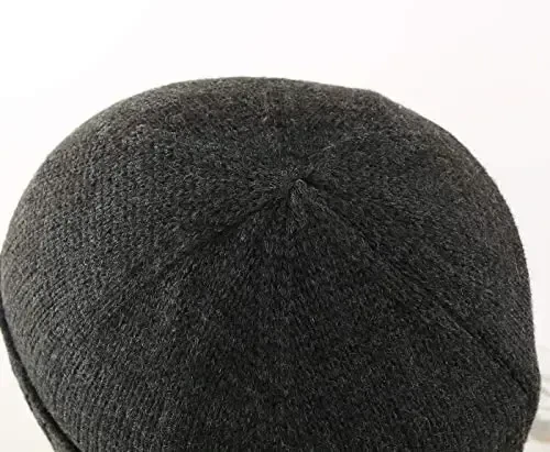 Home Prefer Mens Winter Hat Knit Earflap Hat Stocking Caps with Ears Beanie Hat - 4