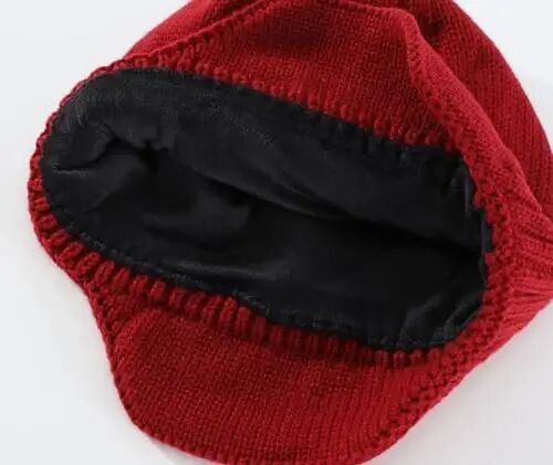 Home Prefer Mens Winter Hat Knit Earflap Hat Stocking Caps with Ears Beanie Hat - 3