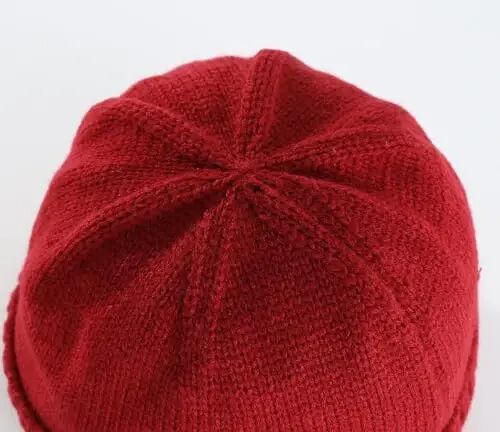 Home Prefer Mens Winter Hat Knit Earflap Hat Stocking Caps with Ears Beanie Hat - 5