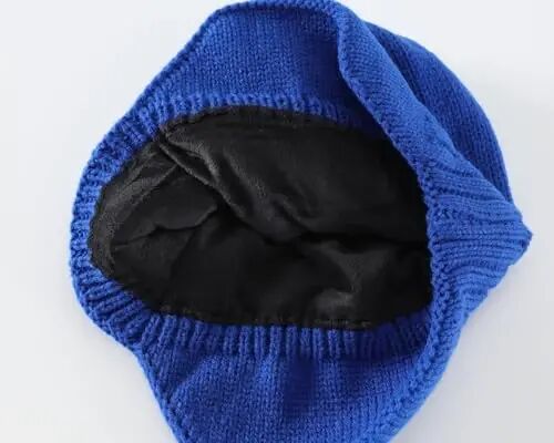 Home Prefer Mens Winter Hat Knit Earflap Hat Stocking Caps with Ears Beanie Hat - 5