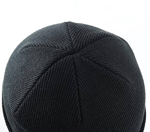 Home Prefer Mens Winter Hats Acrylic Knit Cuff Beanie Cap Warm Womens Beanie Hat - 4