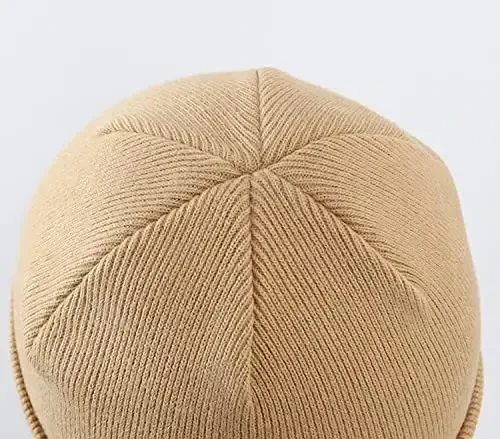 Home Prefer Mens Winter Hats Acrylic Knit Cuff Beanie Cap Warm Womens Beanie Hat - 4