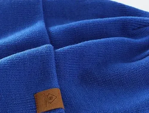 Home Prefer Mens Winter Hats Acrylic Knit Cuff Beanie Cap Warm Womens Beanie Hat - 4