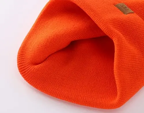 Home Prefer Mens Winter Hats Acrylic Knit Cuff Beanie Cap Warm Womens Beanie Hat - 12